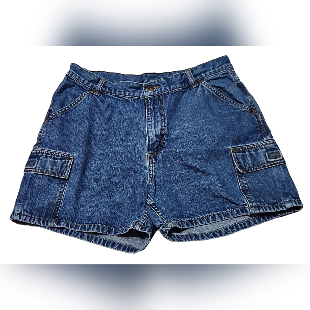 Vintage Y2K Riders Jean Cargo Shorts, sz 12